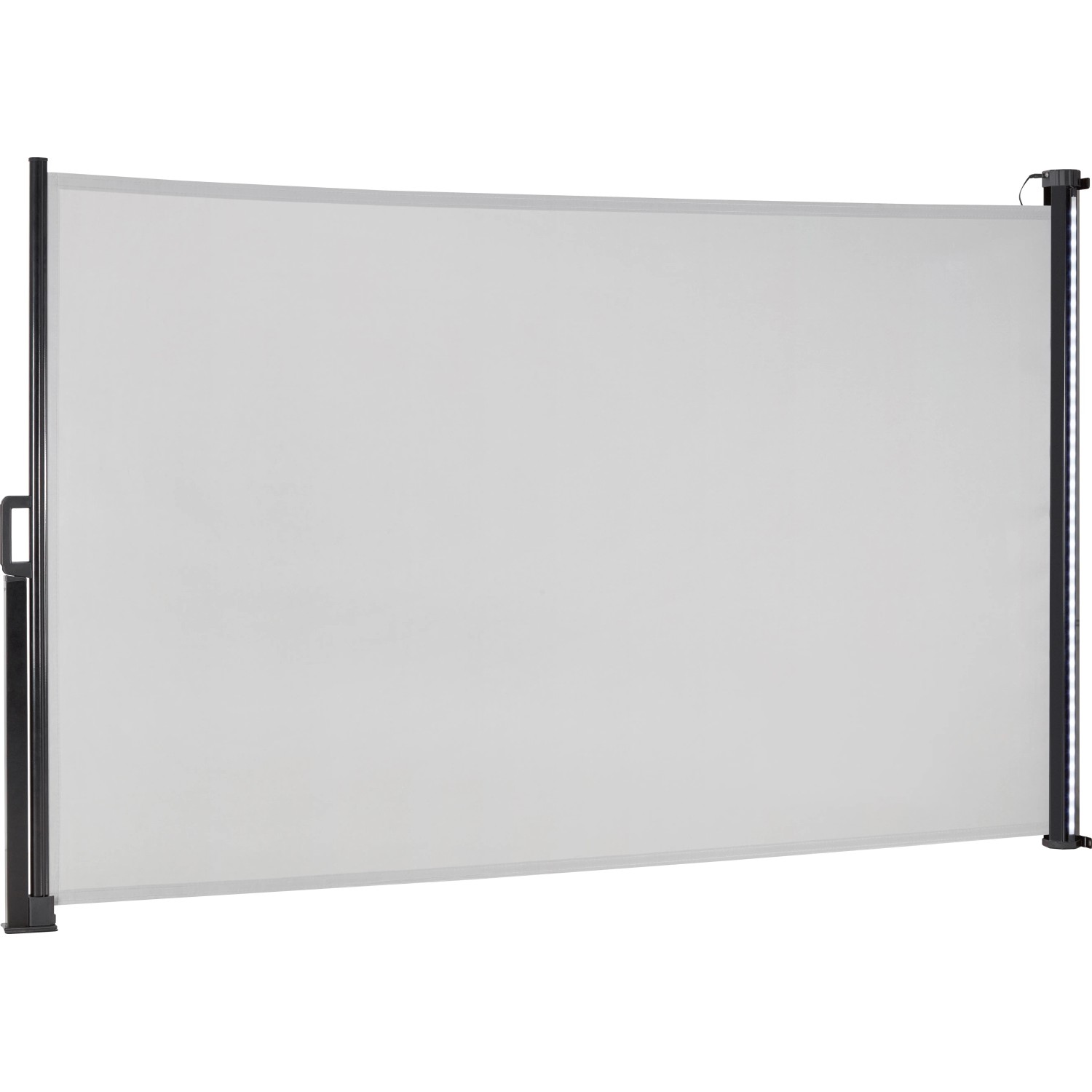 E-shop OBI Bočná markíza Livingston striebornosivá, 280 g/m2, 300 x 150 cm