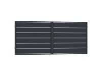 JARMEX Dvojkrídlová brána NOVARA, antracit RAL7016, 1470 x 3985 mm JARMEX Dvojkrídlová brána NOVARA, antracit RAL7016, 1470 x 3985 mm