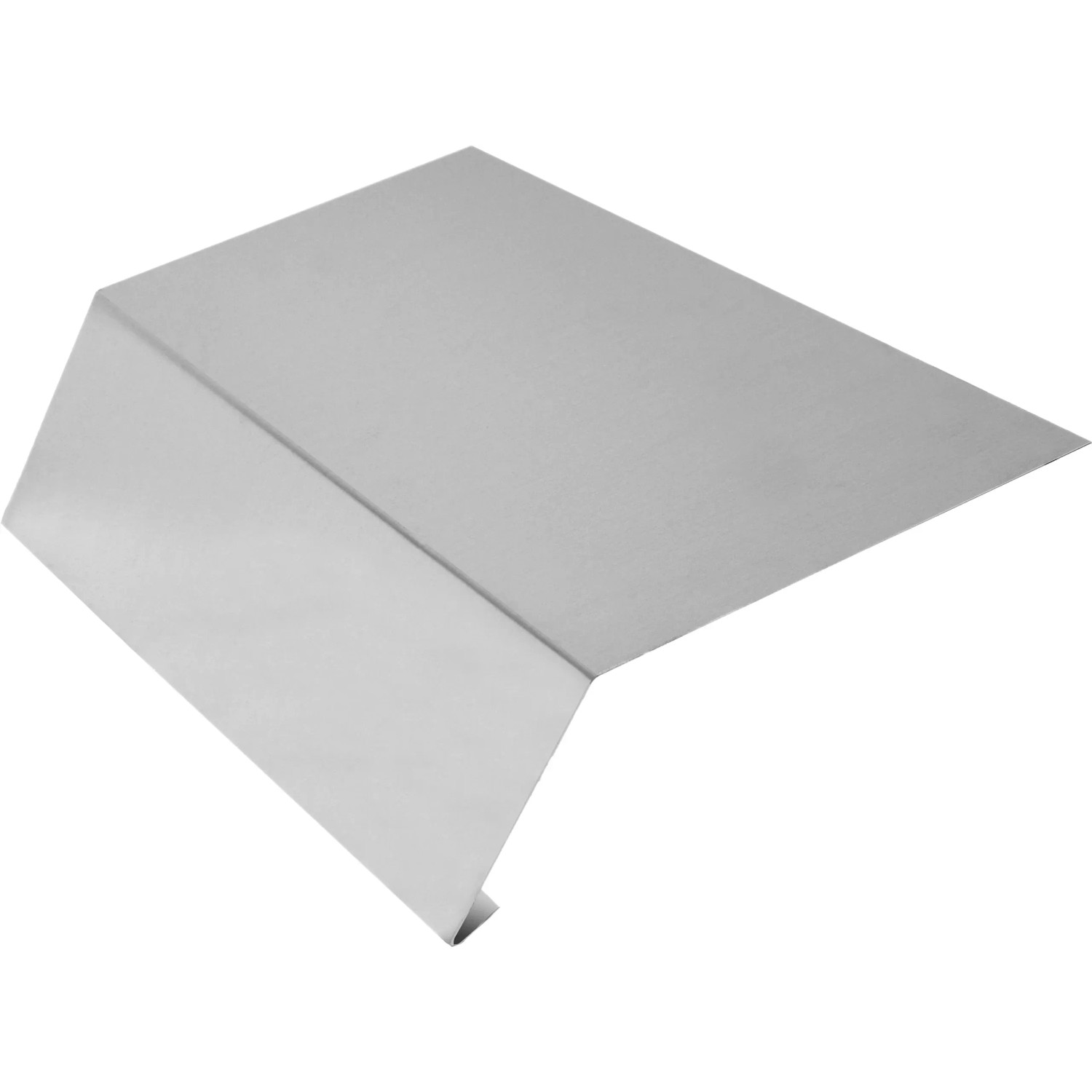 E-shop Odkvapový pás bez vodnej drážky, prírez 200 mm x 2000 mm hliník prírodný