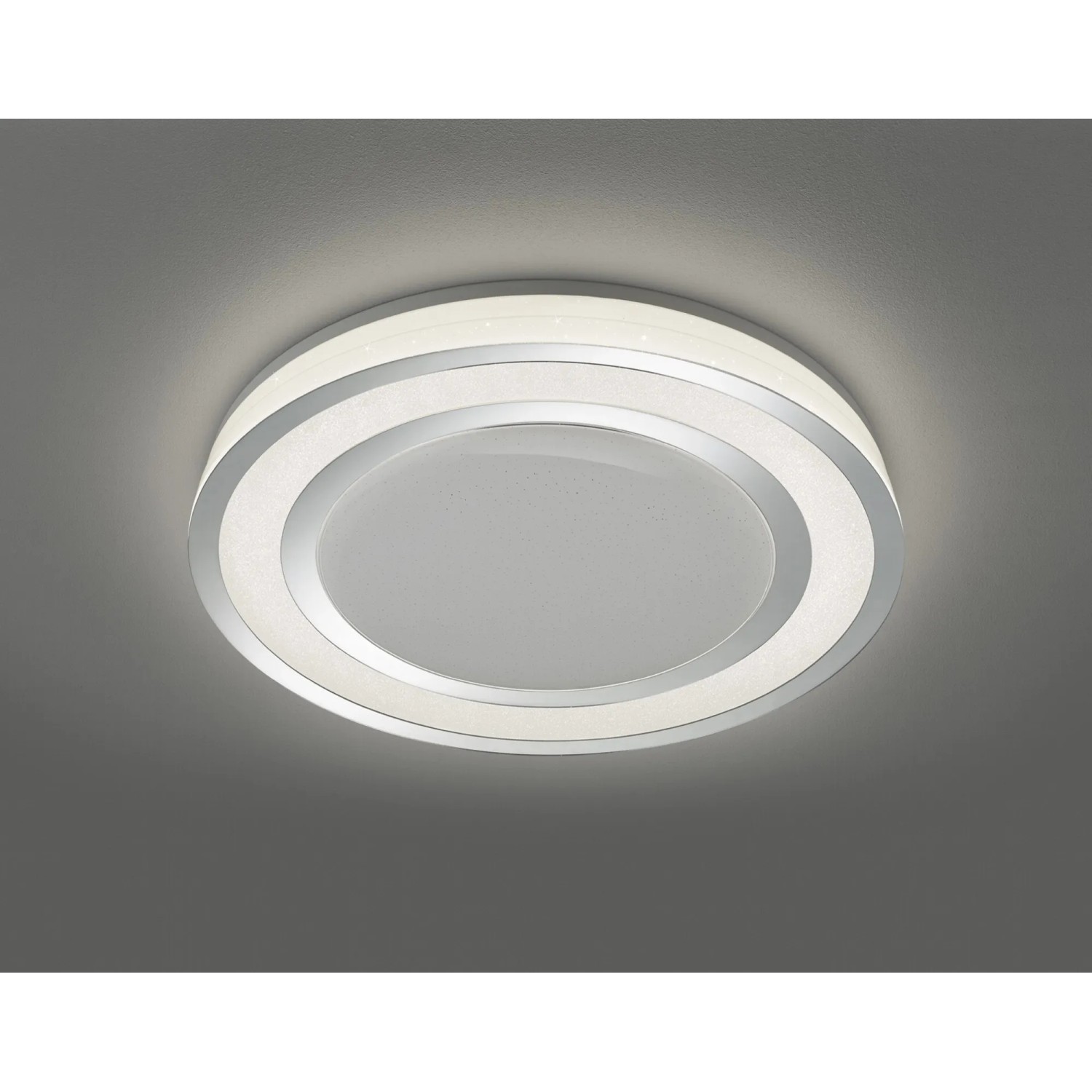 E-shop Trio Stropné LED svietidlo Noriaki hviezdna obloha priemer 59,5 cm chróm