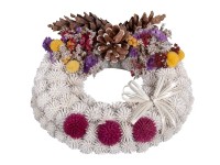 Cintorínsky venček bodliakový pr. 20 cm Cintorínsky venček bodliakový pr. 20 cm