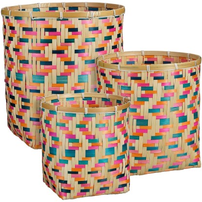 Mica Decorations Košík na kvety Rosa, pr. 27 x 27 cm