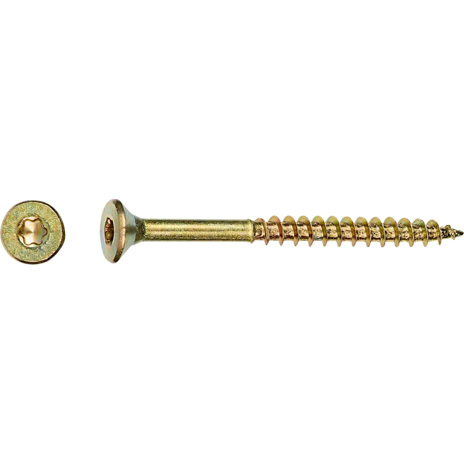 E-shop Uni skrutky so zápust. hlavou TX15 čiastočný závit žlto pozink. 3,5x40 mm, 200ks