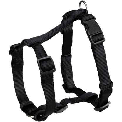 Jollypaw Postroj pre psa M - L 50 - 75 cm 20 mm čierny