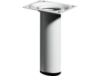 Hettich Nábytková noha guľatá pr. 30 x 100 mm biela