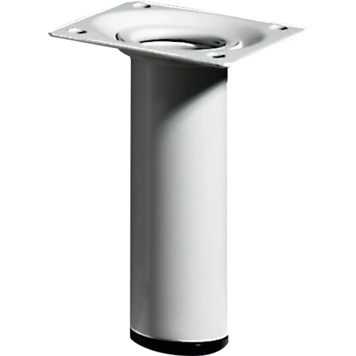 E-shop Hettich Nábytková noha guľatá pr. 30 x 100 mm biela
