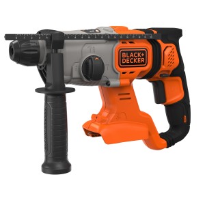 Black+Decker 18V akumulátorové kombinované kladivo BCD900B Solo na vŕtanie, vŕtanie s príklepom a sekanie.