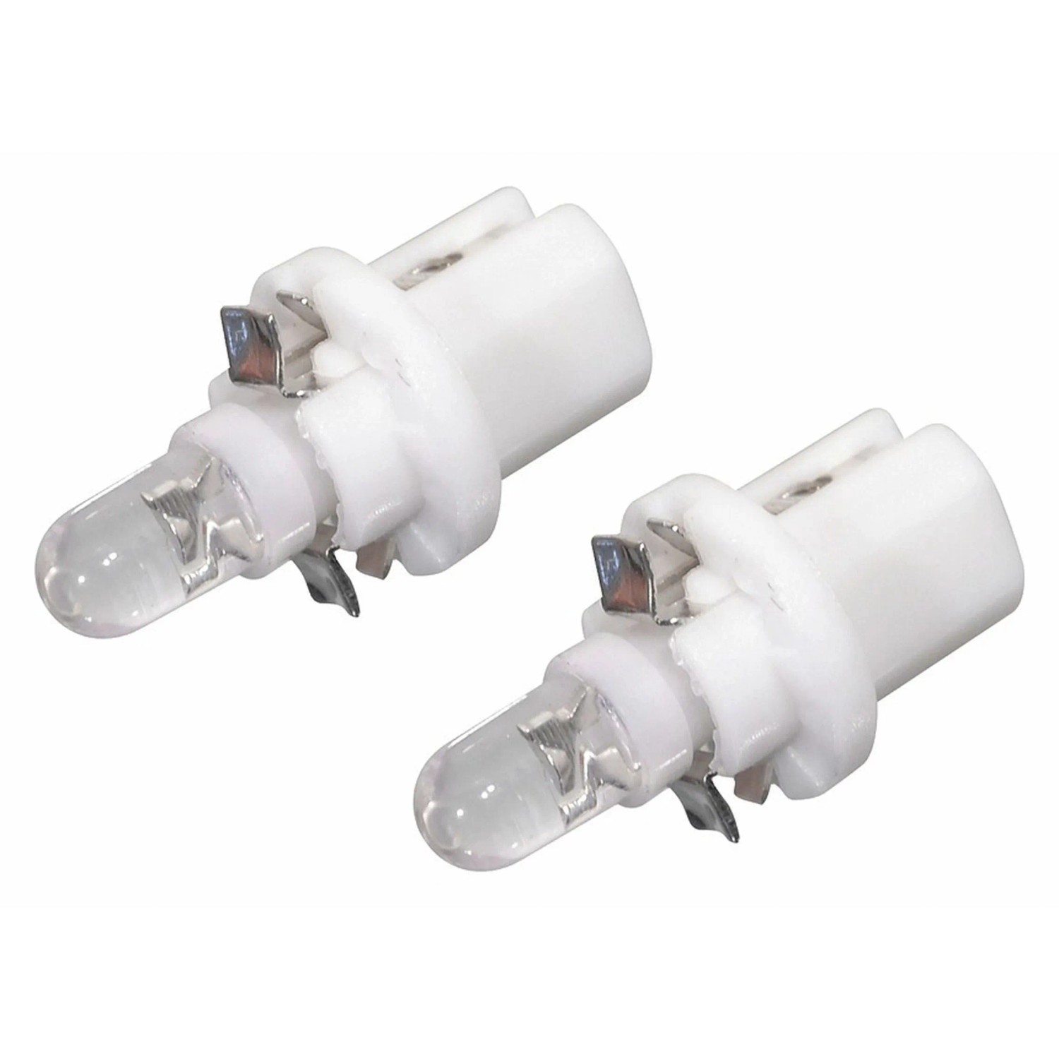 E-shop COMPASS Žiarovka 1LED 12V B8,5d biela, 2 ks