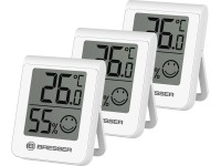 Bresser Teplomer a vlhkomer HumiTemp biely, súprava 3 ks