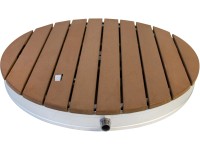 Summer Fun Vonkajšia záhradná sprcha Shower UP, guľatá, doska pr. 74 cm