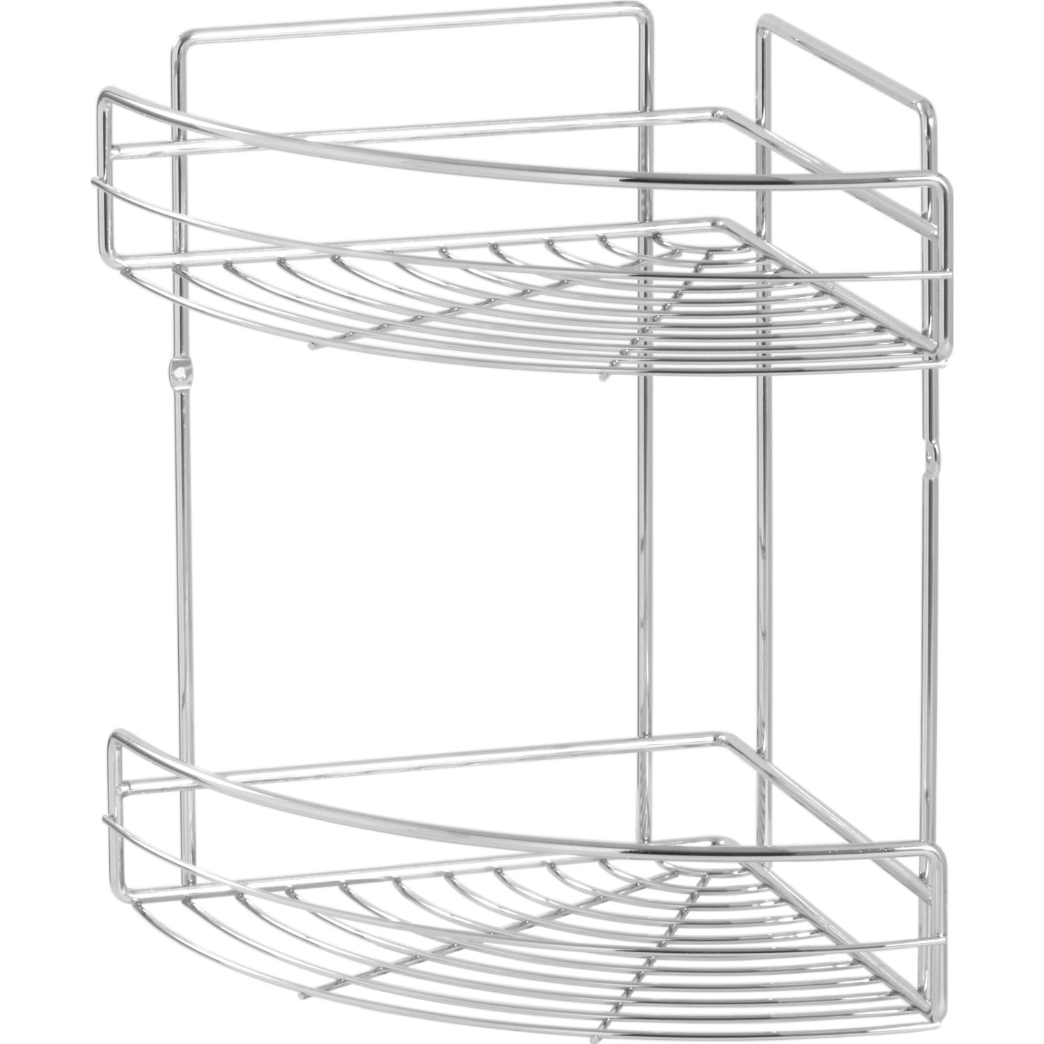 E-shop BWO Rohový drôtený kôš Fregate, 2poschodový, max. 5 kg, 23,5 x 31,5 x 32 cm