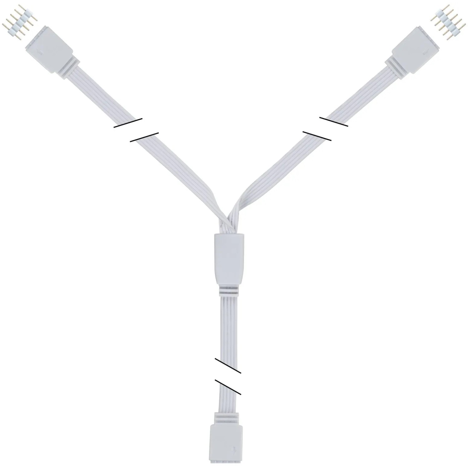 E-shop Paulmann FN MaxLED Y-rozdeľovač 30 cm biely plastový