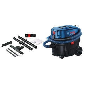 Viacúčelový vysávač Bosch Professional GAS 12-25 PL s príslušenstvom.