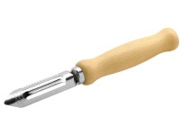 Škrabka 12 cm, nerez / drevo