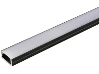 Briloner Profilová lišta na LED pásik čierna, 2 m