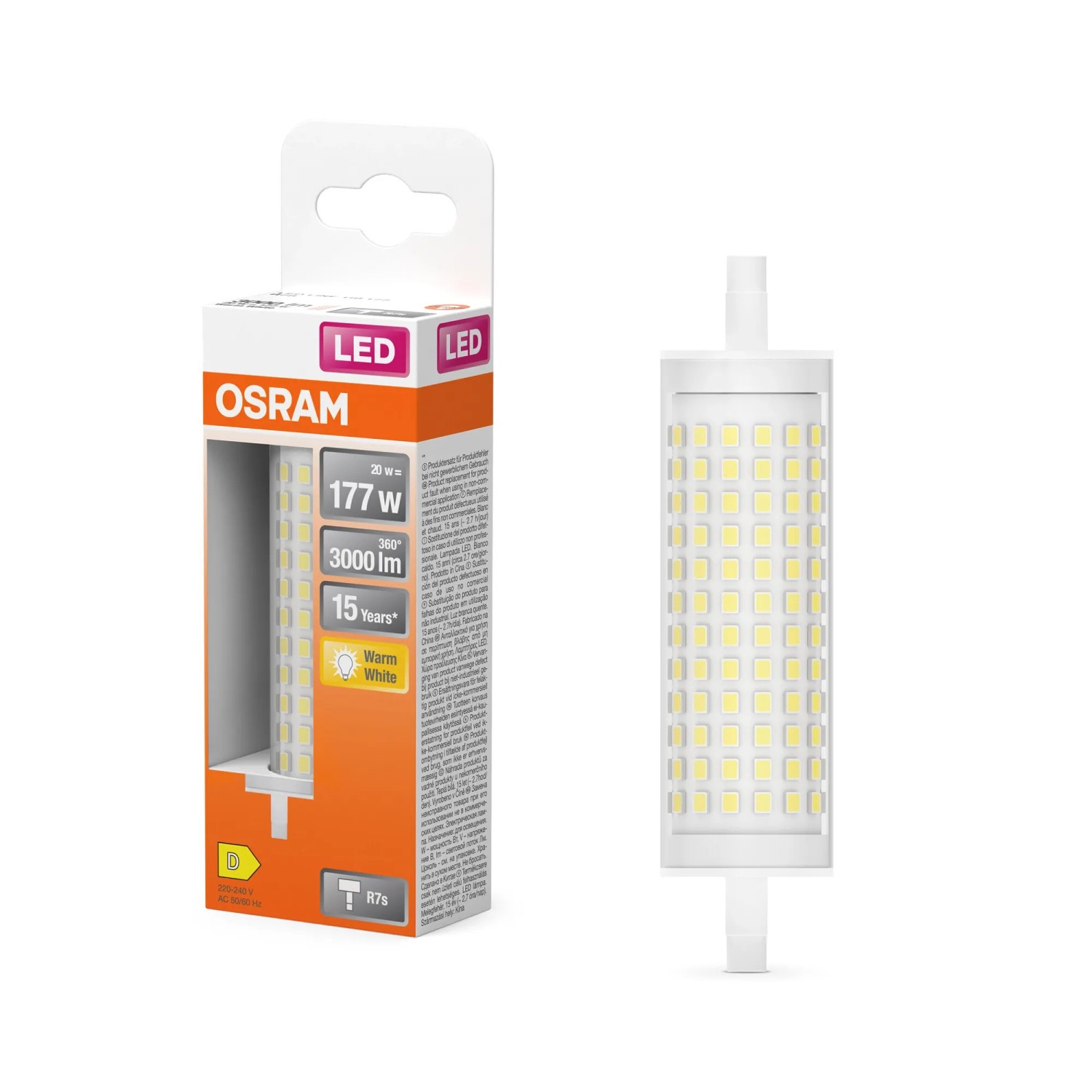 E-shop OSRAM Žiarovka LED Line R7s Clear 20W 3000lm 3000K