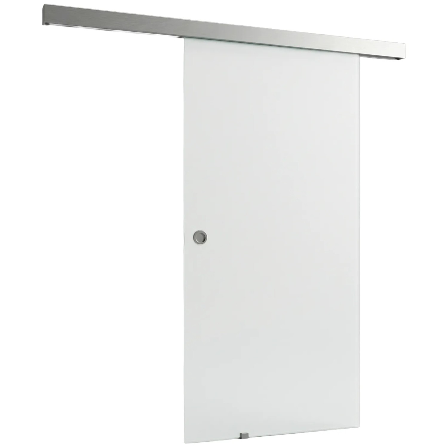 E-shop Doorlegro Posuvné dvere EasySlide 65 - set, satin/nerez, 205 x 90 cm