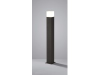Trio Vonkajšia LED lampa Hudson, 1x3,5W, antracitová, 8,5 x 8,5 x 80 cm