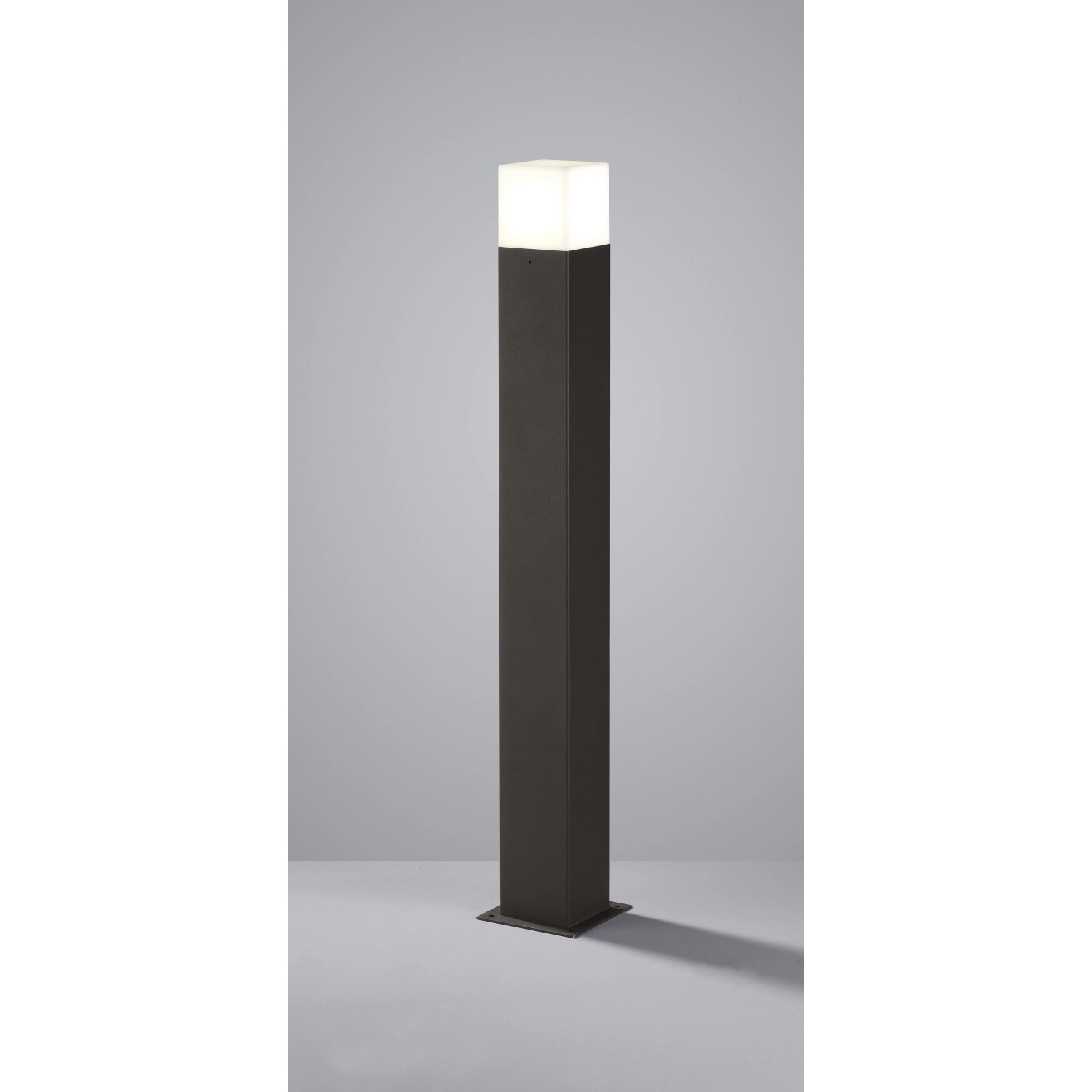 E-shop Trio Vonkajšia LED lampa Hudson, 1x3,5W, antracitová, 8,5 x 8,5 x 80 cm