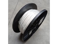 Silový kábel H03VV-F 3Gx0,75, biela (cievka) - metráž