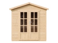 Timbela Drevený záhradný domček M351FB+H351FBRED s podlahou, 199 x 205 cm