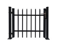 Dekoratívna jednokrídlová bránka Porto k prip. hmoždinkami antracit 120 x 100 cm