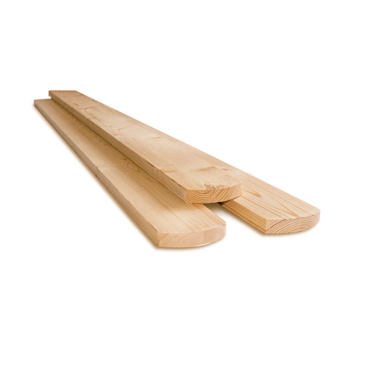 E-shop MAONE Plotovka so zaobleným koncom, smrek, 1000 x 82 x 18 mm