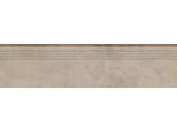 Euro Stone Schodová dlažba Denver glazúrovaná matná taupe 30 x 120 cm
