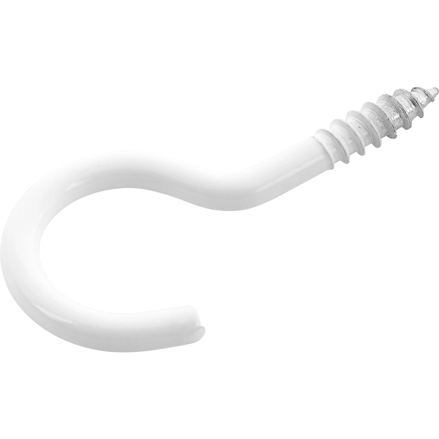 E-shop LUX-TOOLS Hák na šnúru na bielizeň biely pr. 4,4 mm x 50 mm, 2 ks