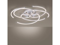 Paul Neuhaus Stropné LED svietidlo Danilo, 3x12 W, 3 000 K, oceľ, pr. 72 cm