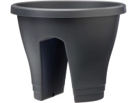 elho Kvetináč Corsica Flower Bridge antracitový, pr. 29 x 24 cm