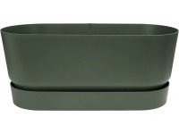 elho Kvetináč Greenville Terrace Trough s kolieskami listovo zelený 80 x 34 x 35