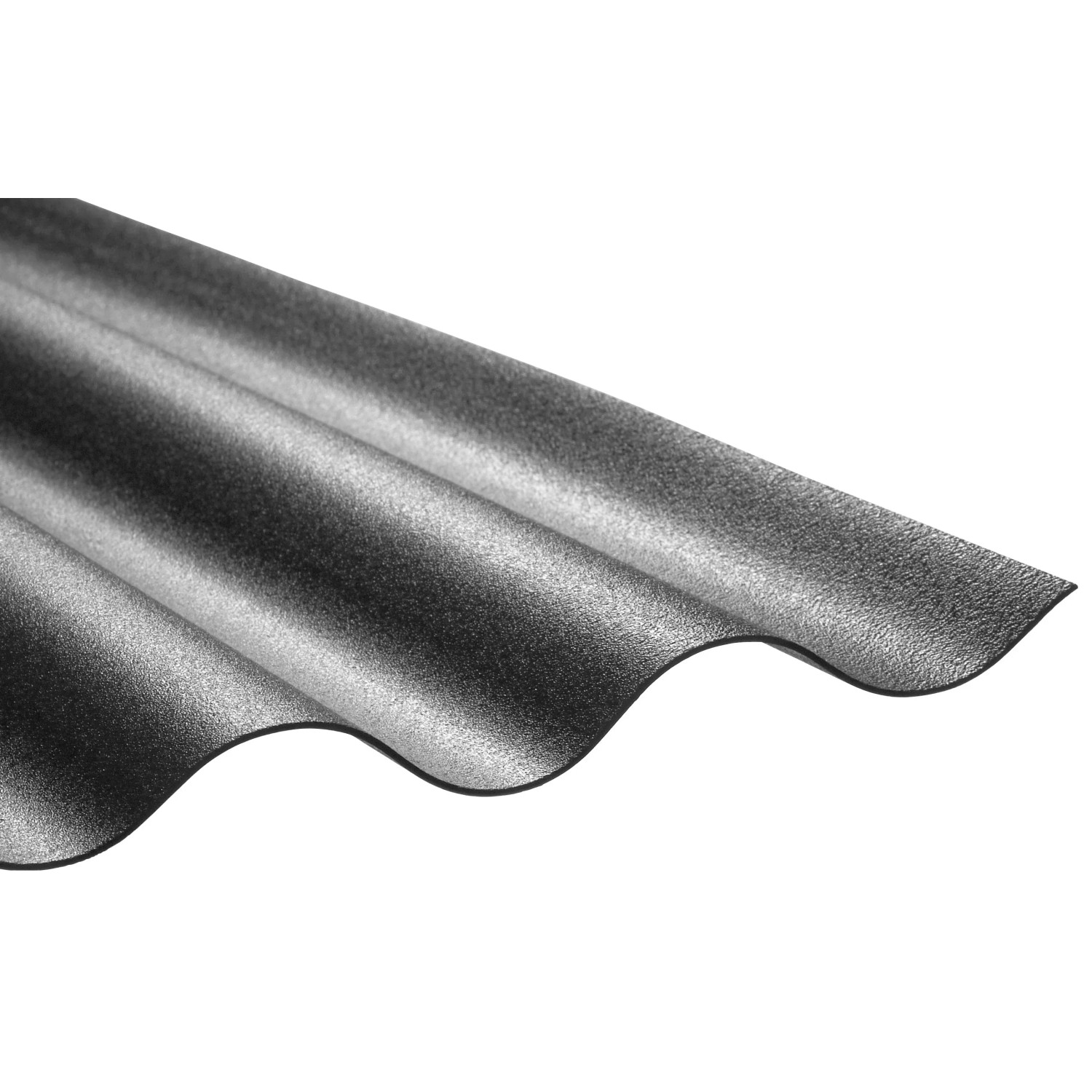 E-shop Salux Profilová vlnitá doska Sinus 76/18 čierna, 120 x 80 cm