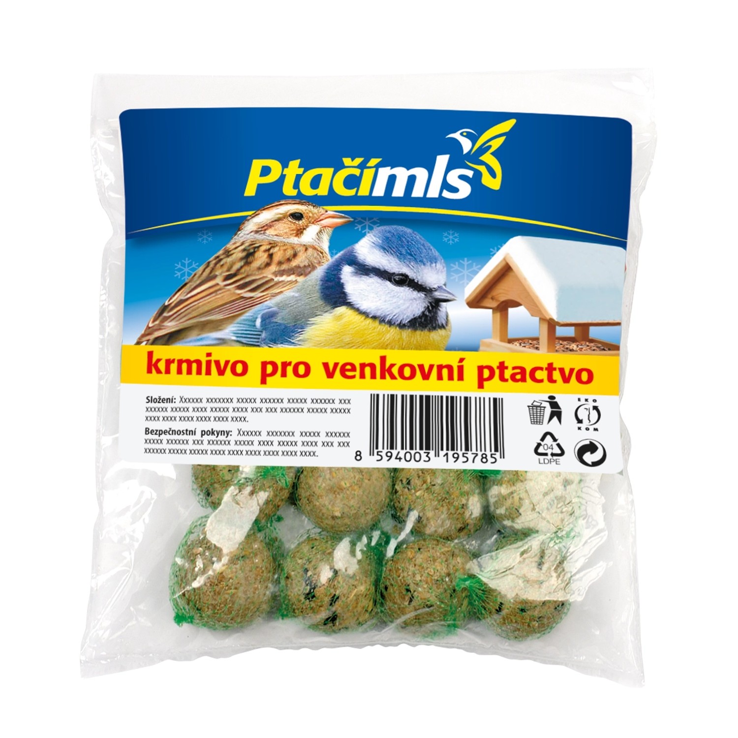 E-shop Ptačímls Lojové gule 20 x 90 g, 20 ks