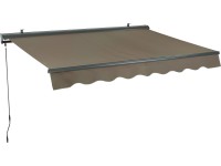 OBI Kazetová markíza taupe 300 x 200 cm