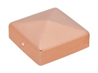 Kryt stĺpika štvorcový meď s acetylcelulózovou povrchovou úpravou 71 mm x 71 mm Kryt stĺpika štvorcový meď s acetylcelulózovou povrchovou úpravou 71 mm x 71 mm