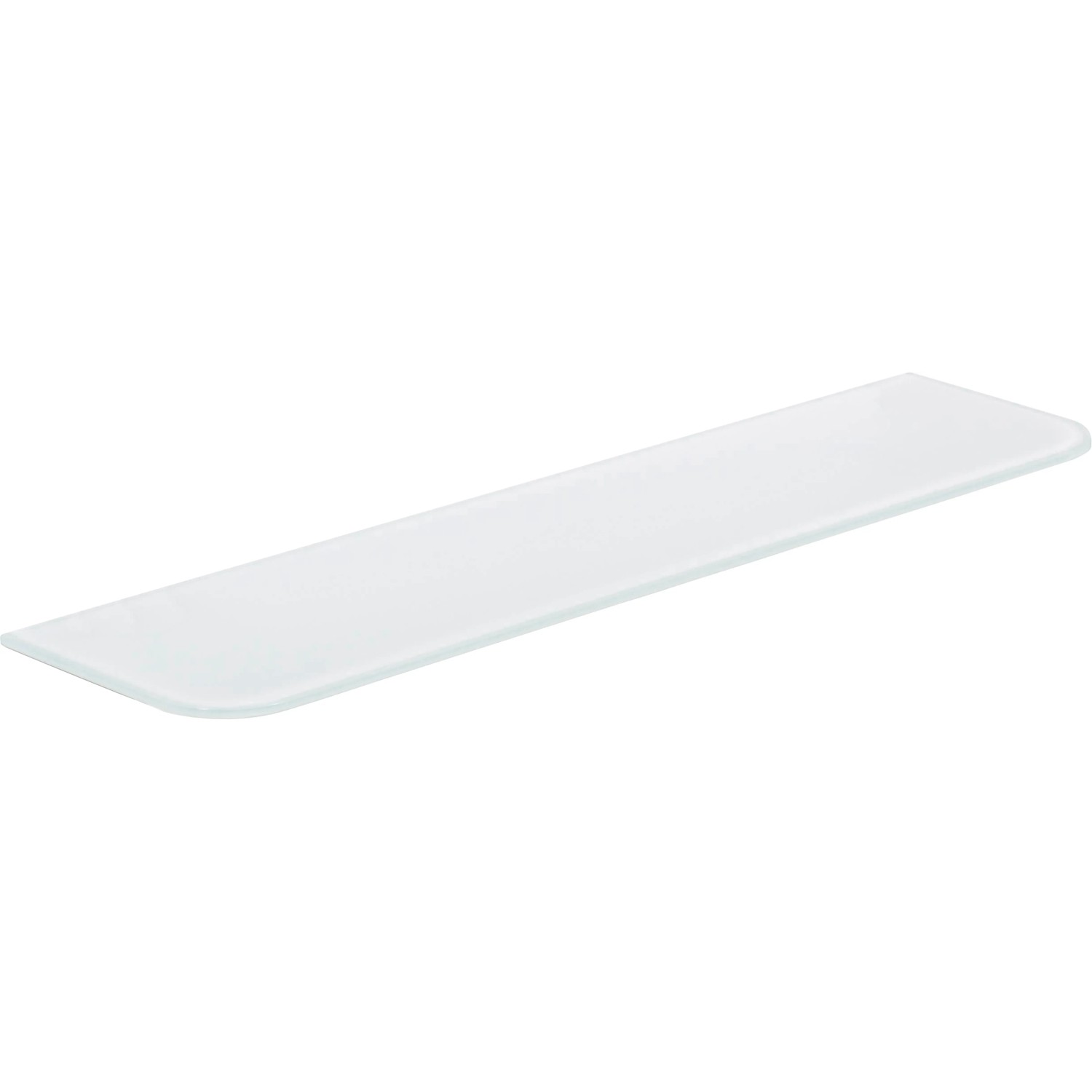 E-shop OBI Sklenená polica Villar so zaoblenými rohami 0,6 cm x 60 cm x 15 cm krištáľov