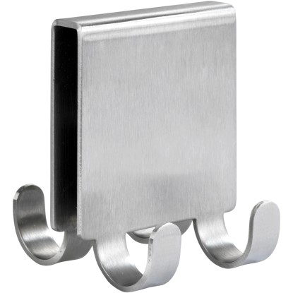 Wenko Dvojitý sprchový háčik Vieste Duo ušľachtilá oceľ matný