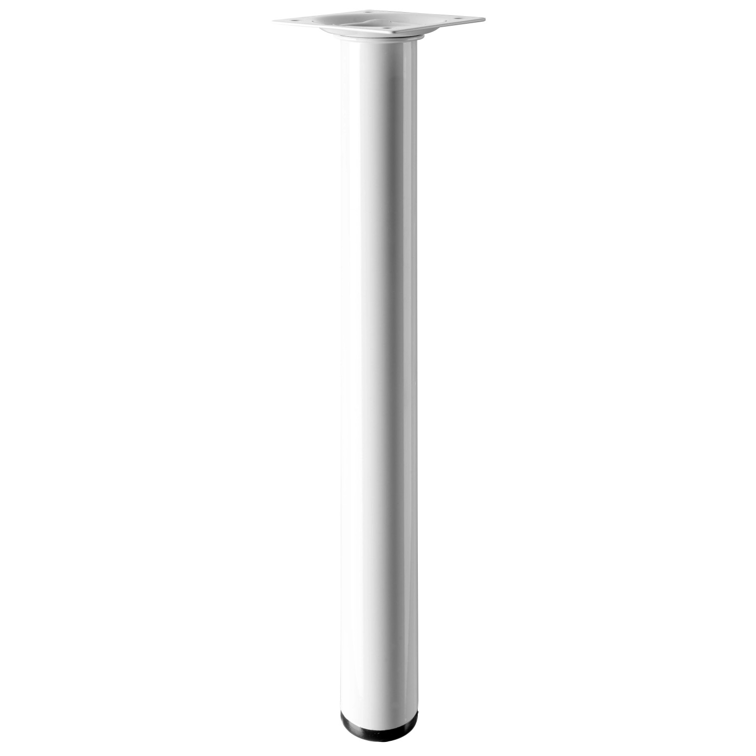 E-shop Hettich Stolová noha priemer 30 mm x 300 mm biela