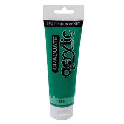 Daler Rowney Akrylová farba GRADUATE phthalo zelená, 120 ml