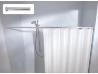 Kleine Wolke Nastaviteľná sprchová tyč chróm štruktúrov. pr. 21 mm, 75-125 cm