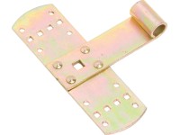 Krížový pásový záves žlto pozinkovaný 165 mm x 50 mm