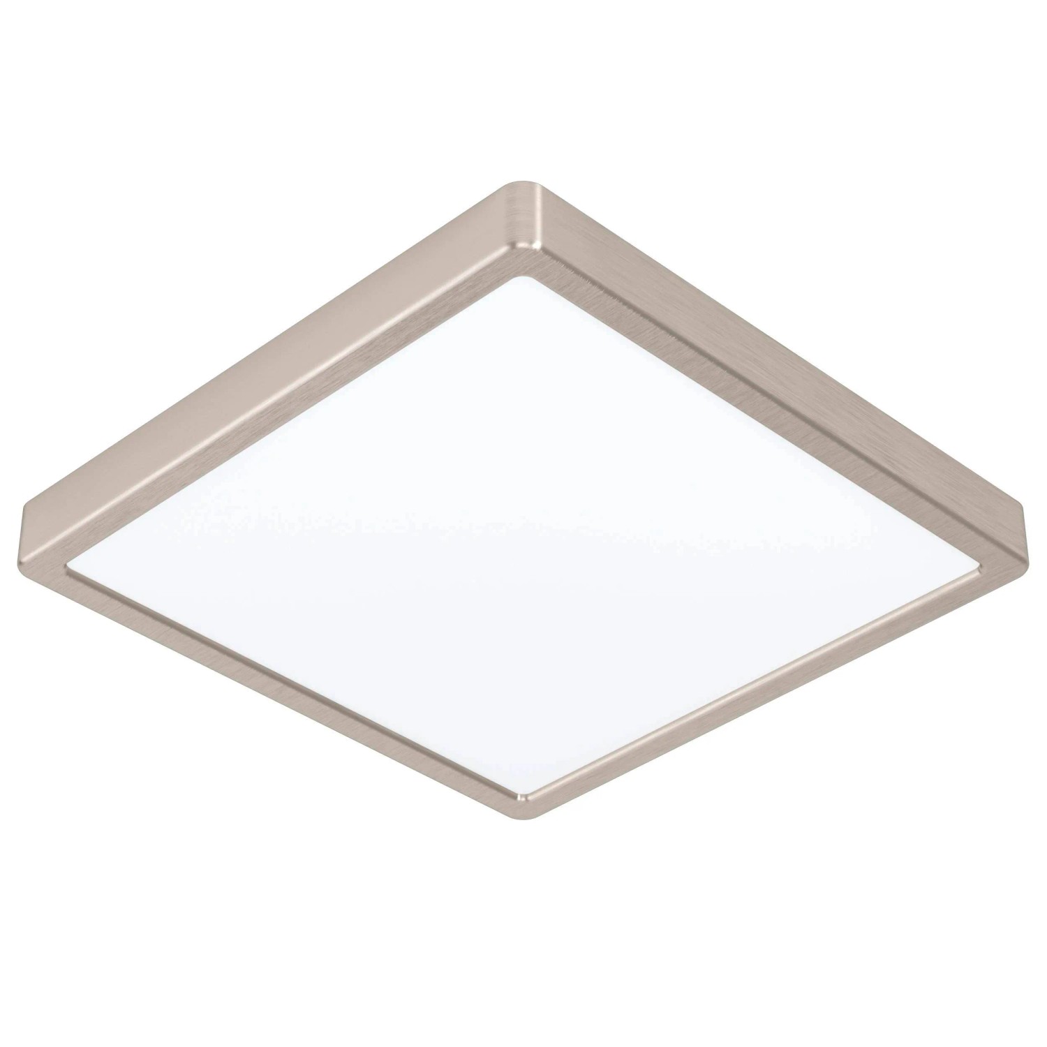 E-shop EGLO LED stropné svietidlo FUEVA 5 matný nikel 285 x 285 x 28 mm
