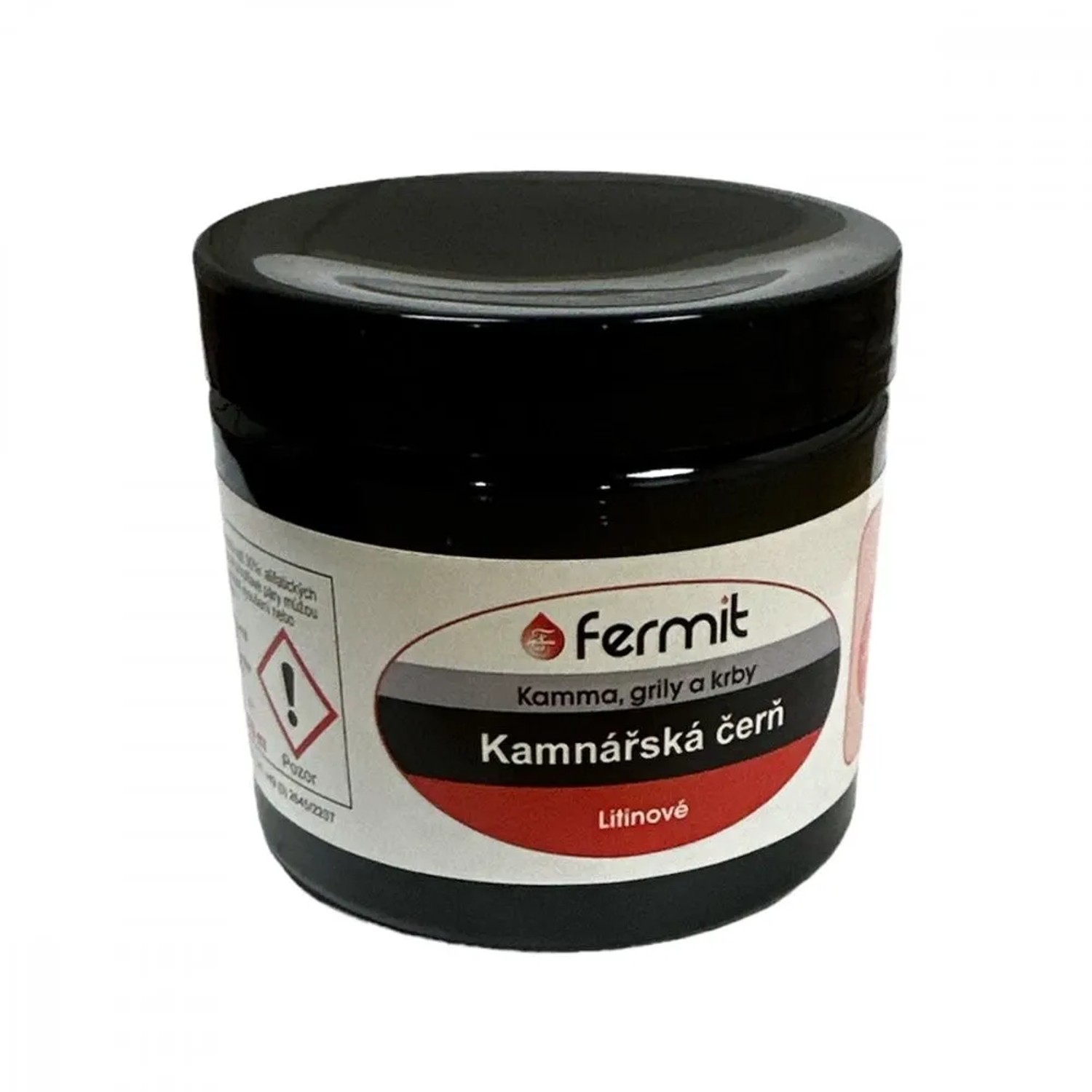 E-shop Fermit Černidlo na kachle, grily a krby GRAFIT, plechovka 220 ml