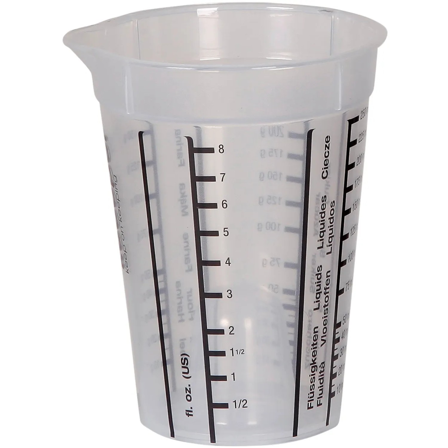 E-shop Keeeper Odmerka Mario transparentná 250 ml, 11 x 8,5 cm