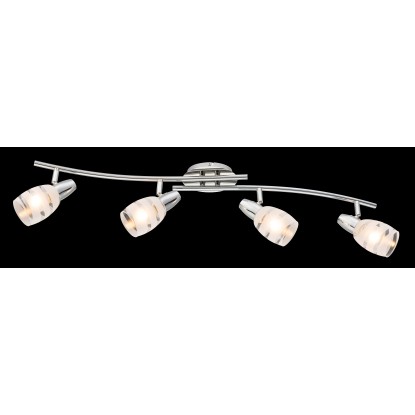 GLOBO Stropné svietidlo ROY, 4x E14, chróm, 81 x 9 x 19 cm