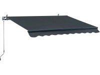 Tkanina na markízy 3 m x 2 m antracit