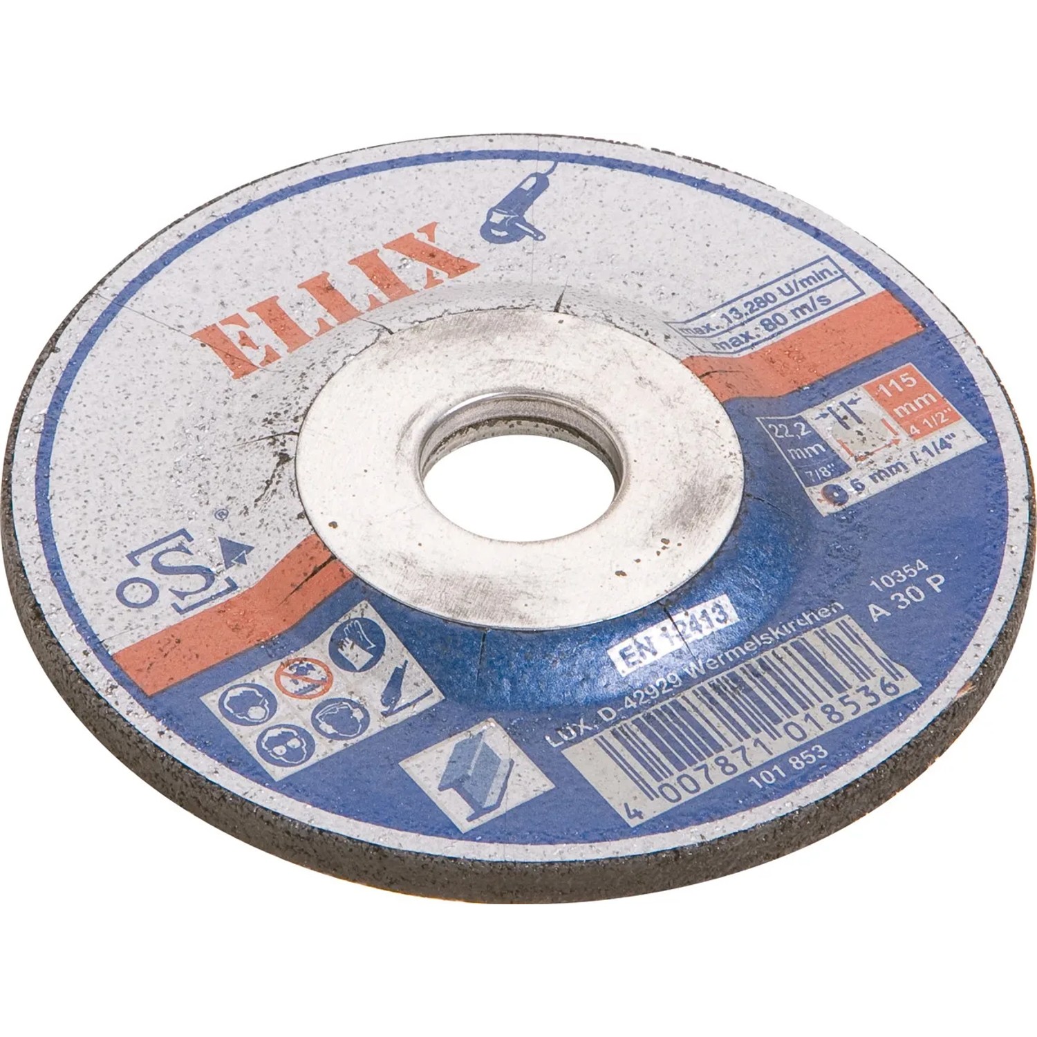 E-shop ELLIX Hrubovací kotúč na kov rovný Ø 115 mm