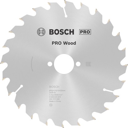 Bosch Pílový list do kotúčových píl Optiline Wood 190 mm x 30 mm x 2,6 mm