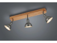 Trio Bodové svietidlo s rozptýleným svetlom Delhi antický nikel 3-ramenné E14